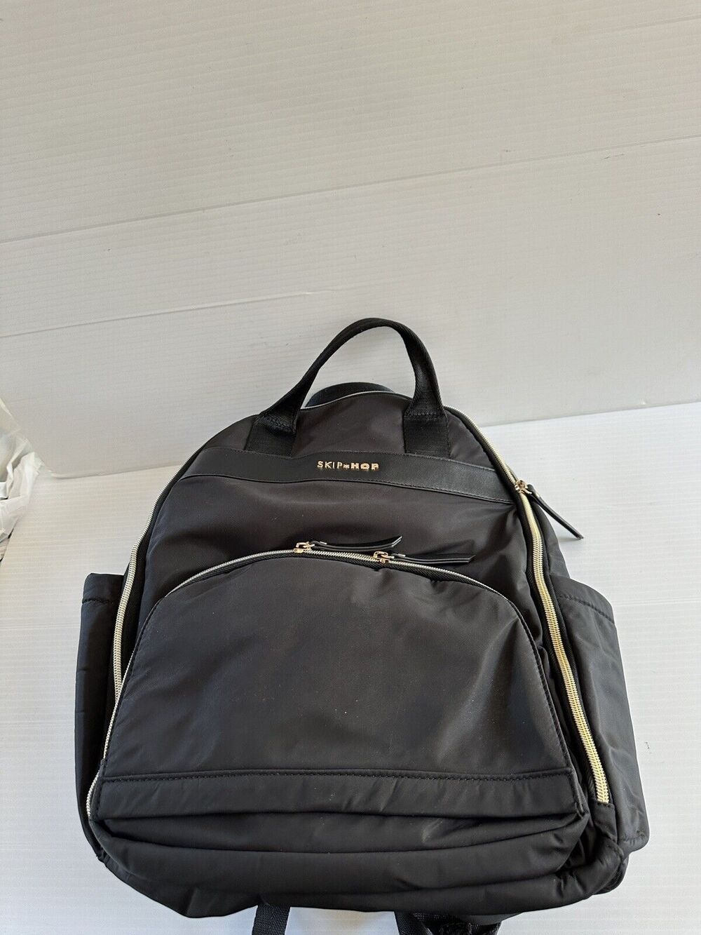 Skip Hop Envi-Luxe Eco Diaper Bag Backpack - Black
